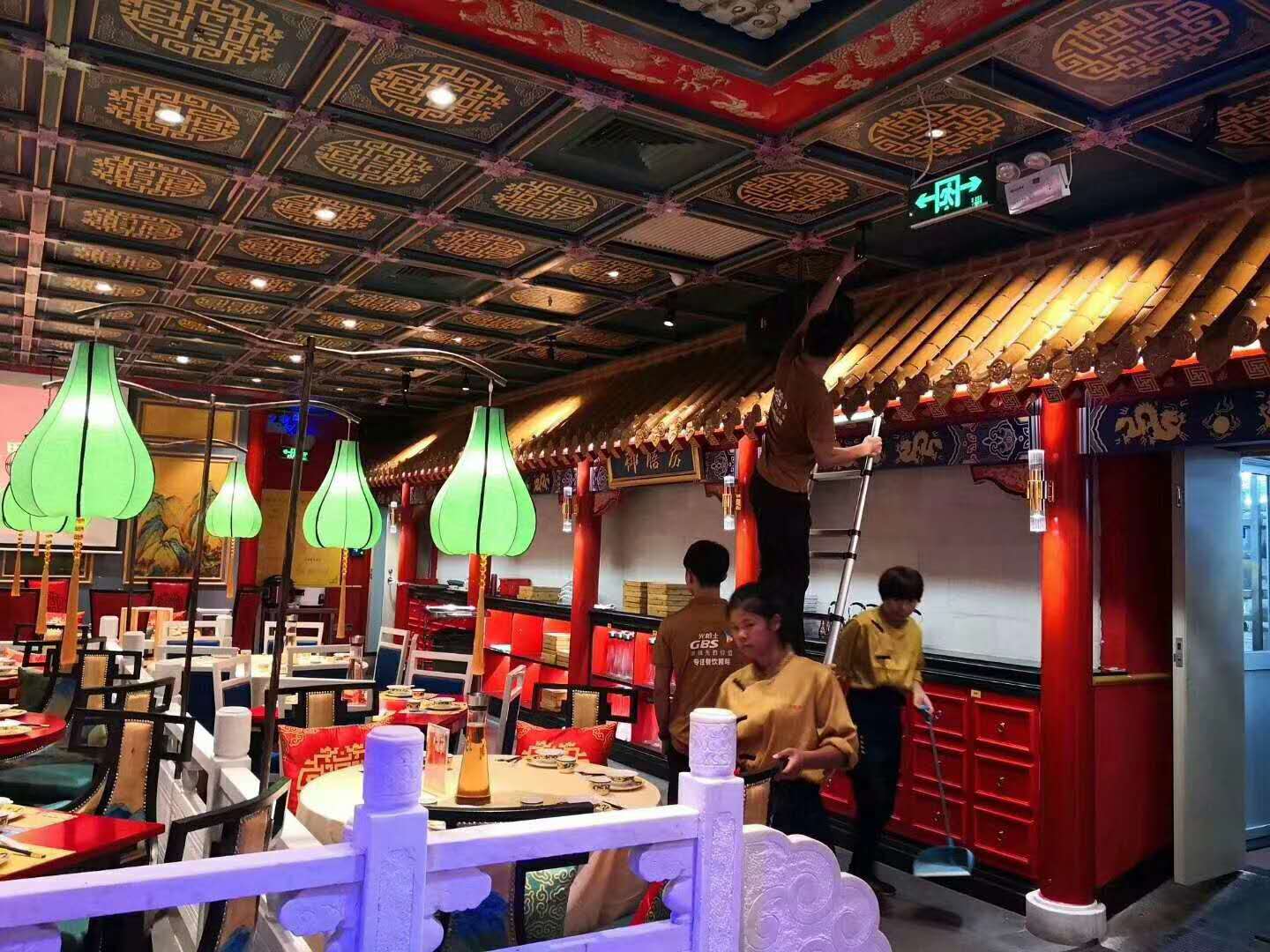 深圳罗湖京御苑餐饮连锁（地道私房菜 宫廷烤鸭）餐厅灯光设计案例--光柏士餐饮照明灯光调试服务